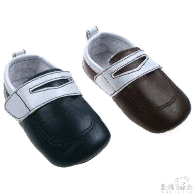 BOYS PU SHOES: (B965)