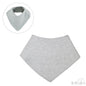GREY PLAIN BANDANA BIB: (PK12) BB507-G