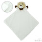 White Waffle/Mink Lion Comforter W/Bow-BC46-W (NEW)