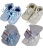 INFANTS HAND CROCHET BOOTEES