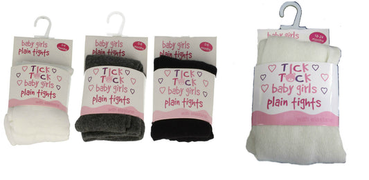 BABY GIRLS PLAIN TIGHTS