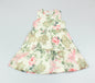 Girls All Over Print Pink/Green Floral Dress (3-8 Years0)-GF5107