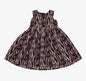 Girls Chiffon Black/Lilac Zebra Print Dress (3-8 Years)-GF5126