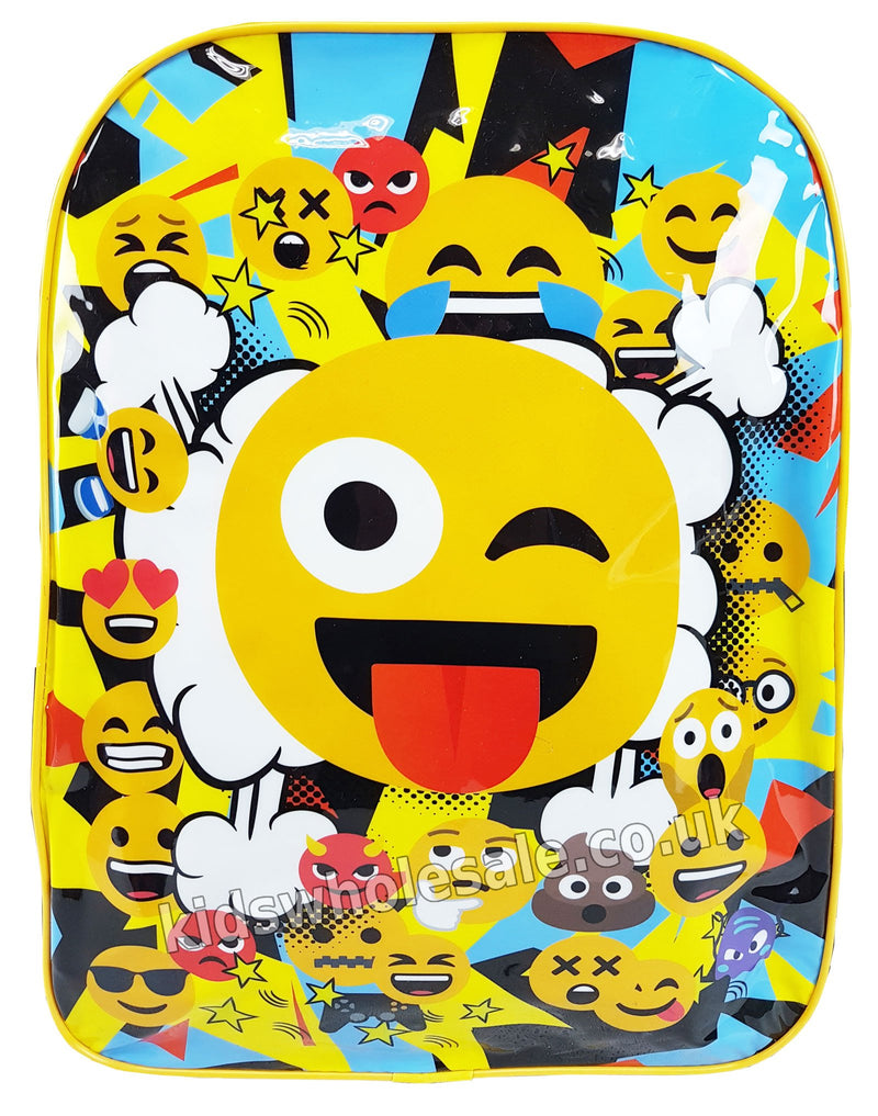 WOW Emoji Medium Backpack 31x25 (1029HV-6586) - Kidswholesale.co.uk