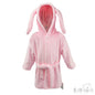 PINK HOODED ROBE W/EARS NO. FBR13-P