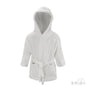 INFANTS WHITE FLEECE ROBE NO. FBR22-W-12-18M