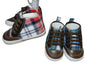 Checker Boys Pull Up Shoes