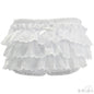 White Frilly Pants W/Zig Zag Lace (0-18 Months): FP22-W