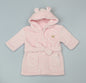 Plain Pink Super Soft Dressing Gown (0-6 & 6-12 Months) (PK6) WF1935