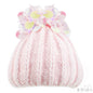 PINK HAT W/SEQUIN POM POM: H606-P-SM