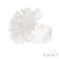 WHITE LACE HEADBAND W/LARGE FLOWER () HB100-W