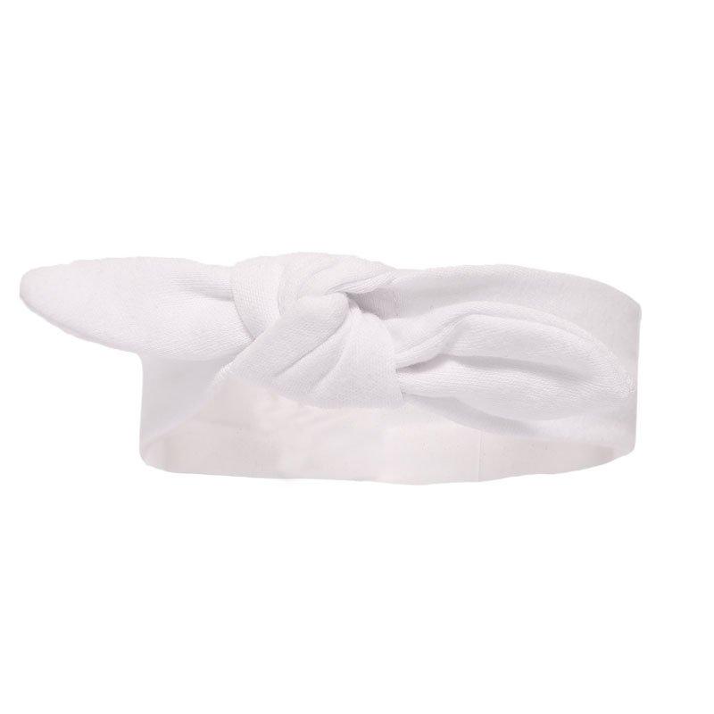 WHITE KNOT HEADBAND - HB88-W - Kidswholesale.co.uk