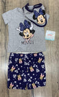 BABY DISNEY 'MINNIE MOUSE' LOUNGE-WEAR SHORTS SET (0-12 MONTHS) S19110 - Kidswholesale.co.uk