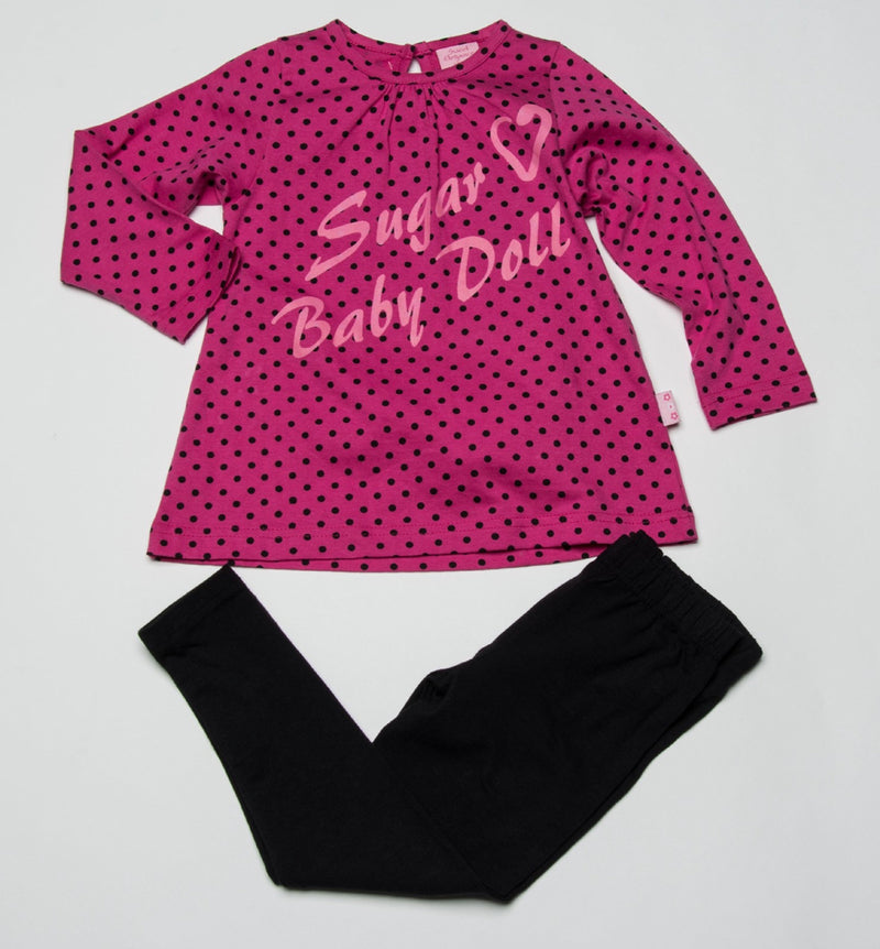 Girls Printed Tunic & Legging Set - Sugar Doll(2-6yrs) (PK6) T4175