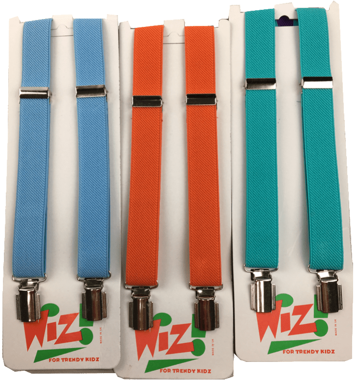 Braces Belts: Assorted Light Colours - Kidswholesale.co.uk