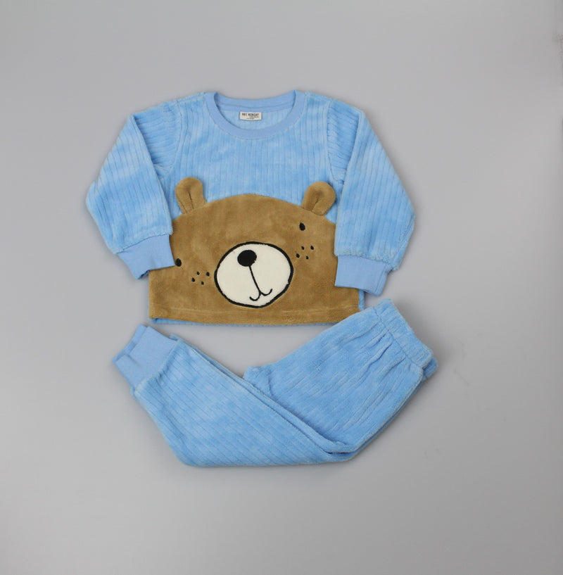Boys Fleece Pyjama Set - Teddy (PK6) (2-6yrs) F42455