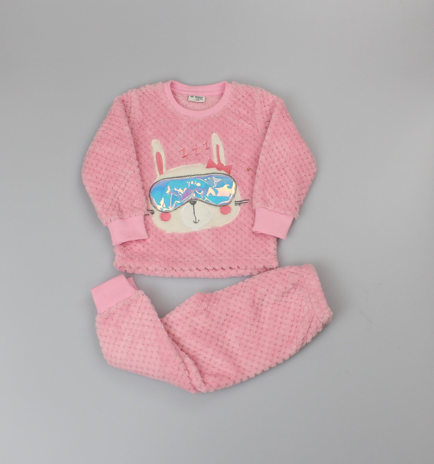 Girls Fleece Pyjama Set - Bunny (PK6) (2-6yrs) F42459