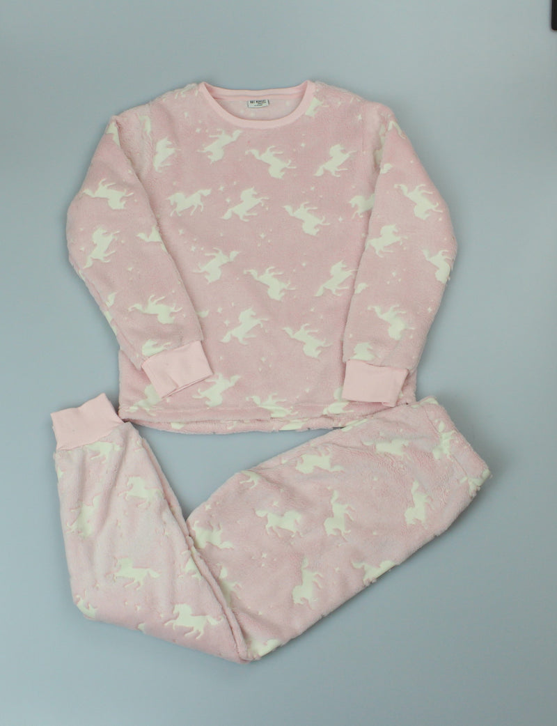 Girls Fleece Pyjama Set - Unicorn (PK6) (7-12yrs) F62473