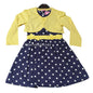 Polka Dots Dress & Bolero Set (2-7 Years) P16114 - Kidswholesale.co.uk