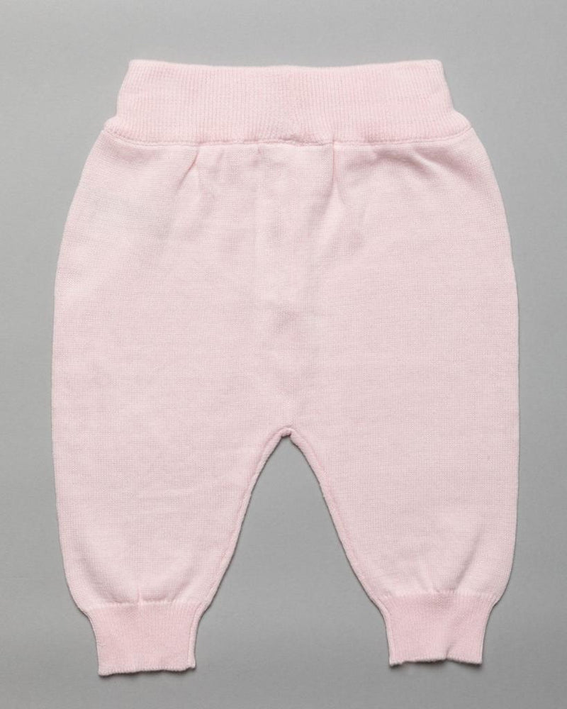 Girls 2 Piece Cotton Knitted Cardigan & Trouser Set (0-9 Months)-T20855
