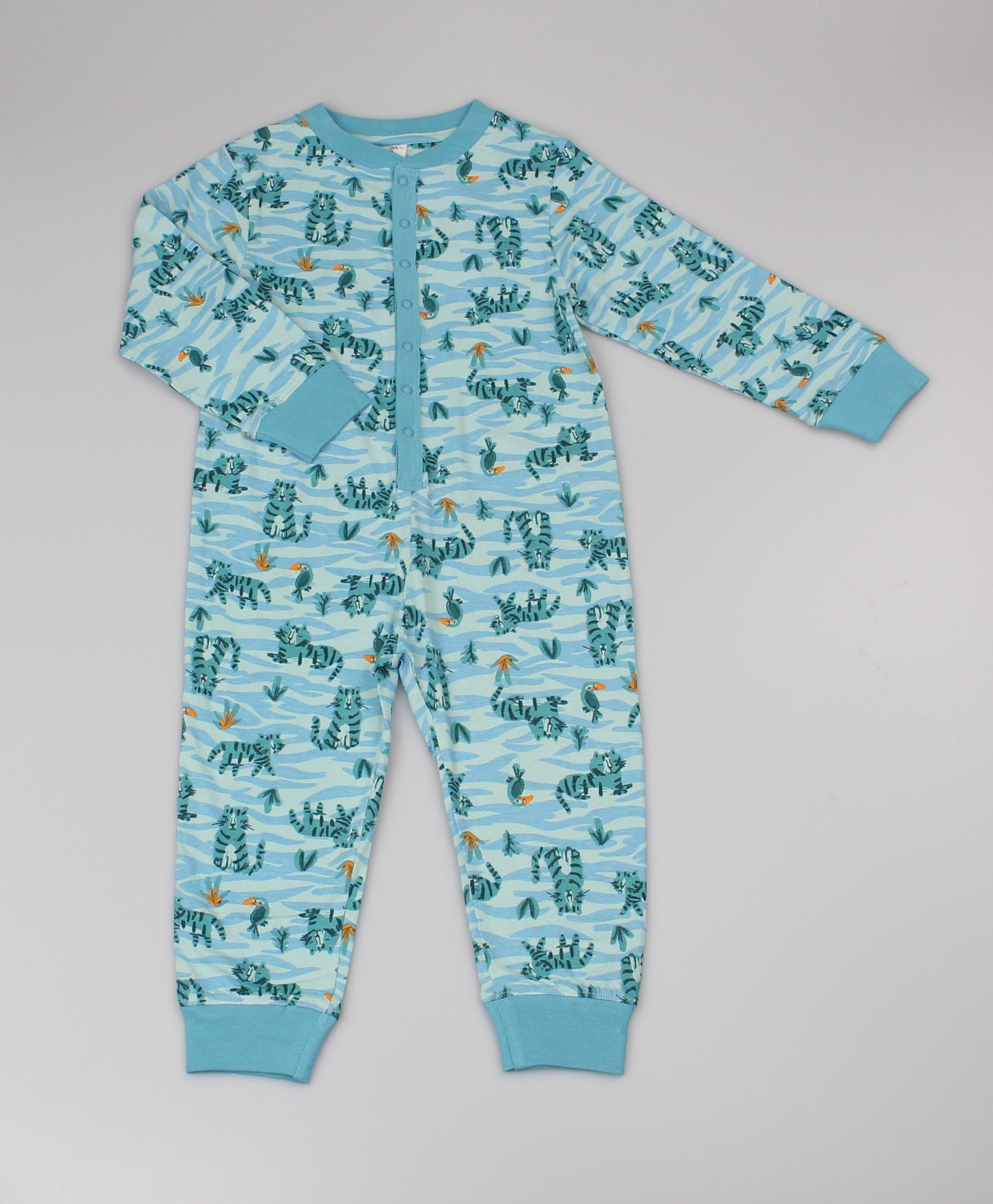 Cotton Boys Onesie Tiger  (2-6 Years)-GF4185