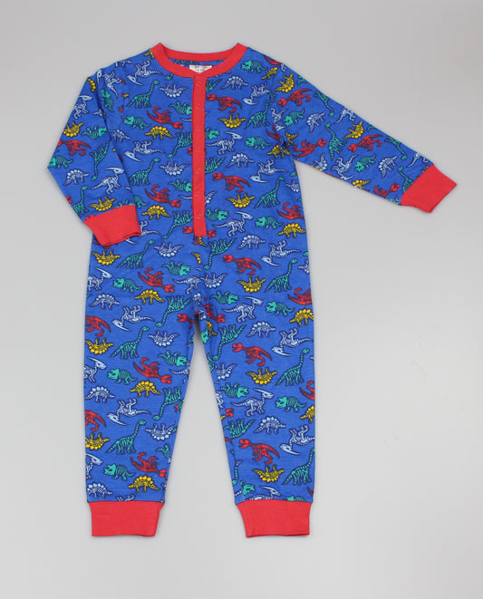 Cotton Boys Onesie Dino Bones  (2-6 Years)-GF4186