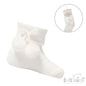 White POM POM ANKLE SOCKS (0-24 MONTHS) S10-W