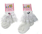 Infants Lace Socks with Embellishments 