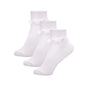 Girls 3 Pack Lace Frill Socks in Size (6-81/2 to 12 1/2 - 3 1/2) (PK6) SK357A