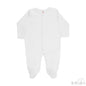 Infants Plain White Sleep Suit (3-6 Months) SS4660-W
