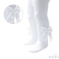 White Heart Tights With Long Bow (NB-24 Months) T122-W