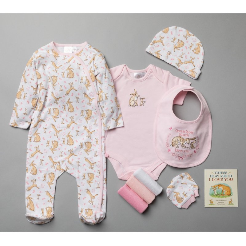 Baby Girls 10pc Gift Set -Bunny (NB-6) (pk4) T20317