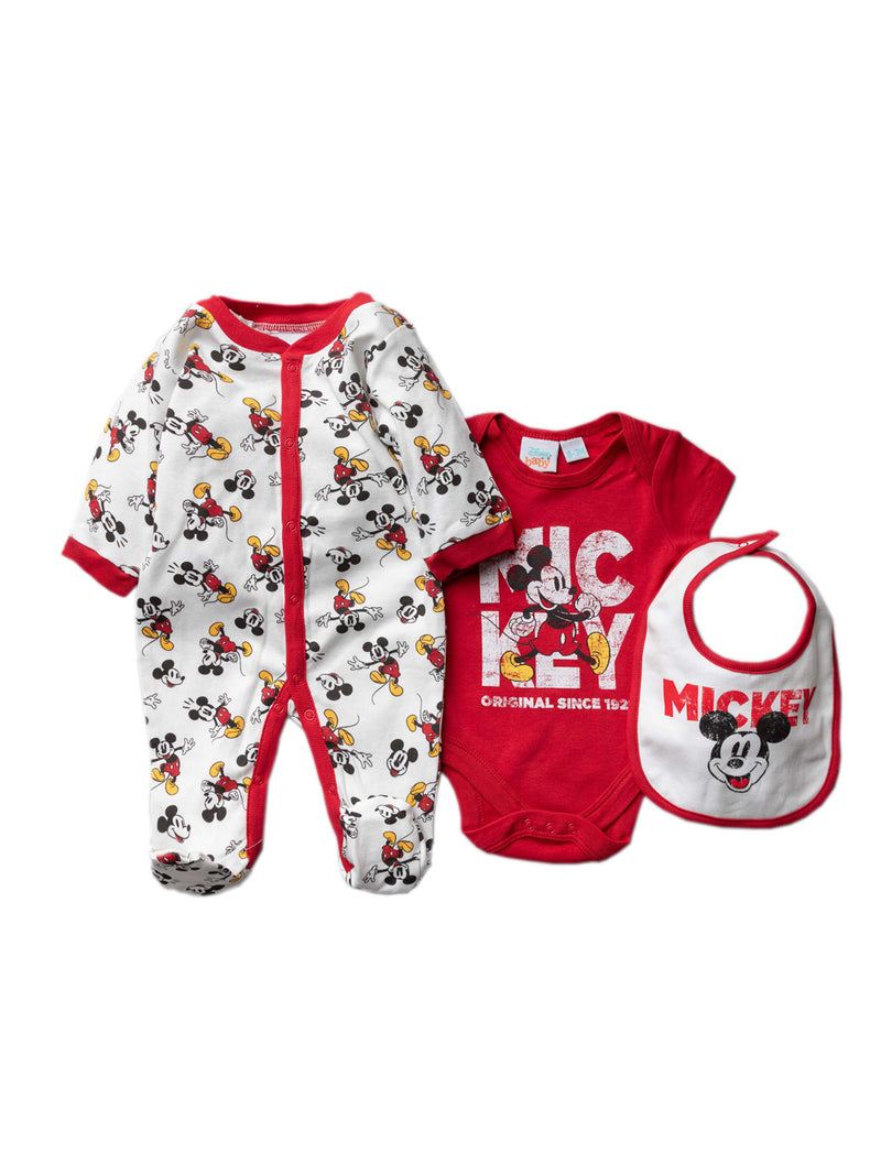 Baby Boys 3pc Gift Set - Mickey Mouse (PK6) (0-9m) V22067