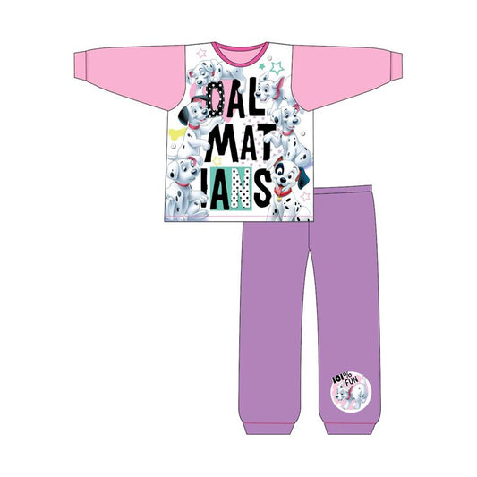 GIRLS TODDLER 101 DALMATIANS PYJAMAS/18-24M-5 Years-31829