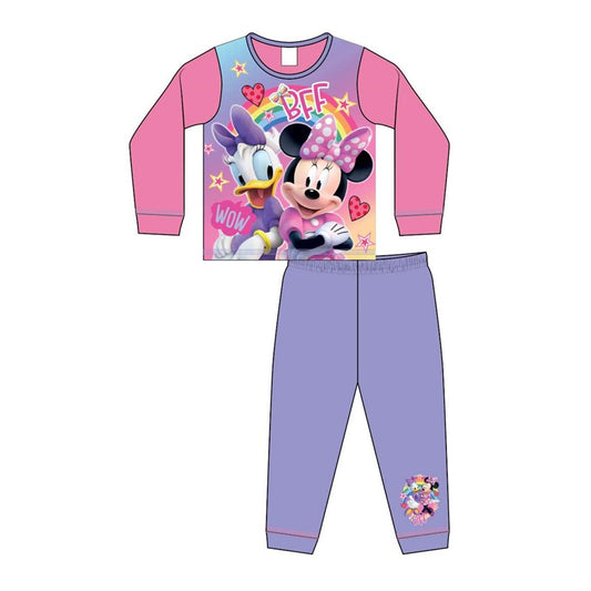 GIRLS TODDLER MINNIE MOUSE SUBLIMATION PYJAMAS (PK18) (18M-5YRS) Z01_36034