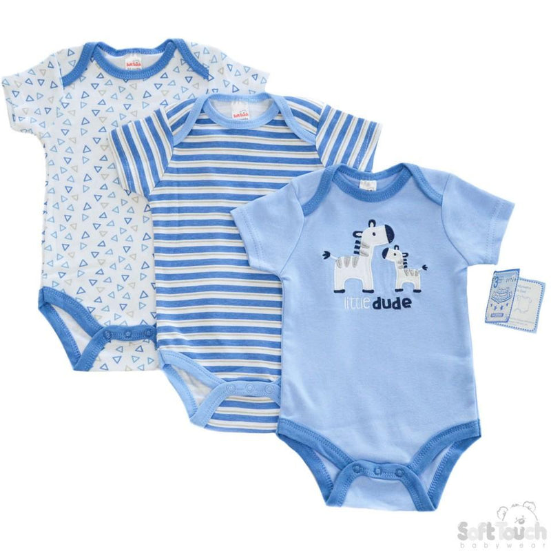 BOYS 3 PACK BODYSUITS: BG46 - Kidswholesale.co.uk