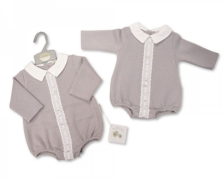 Baby Romper with Lace and Bow-Bis-2020-2443