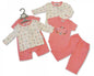 Baby Girls 3 pcs Set - Petal (Bis2026-1752) - Kidswholesale.co.uk