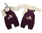 Baby Girls 2 pcs Set - Woodland - NB-6M - (BIS-2028-2128) - Kidswholesale.co.uk