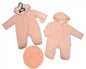 Baby Girls Padded and Hooded All in One - Unicorn - NB-6M - (BIS-2028-2143) - Kidswholesale.co.uk