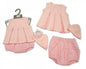 Baby Girls 2 pcs Dress Set with Hat - Cherries (NB-6 Months) Bis-2100-2260 - Kidswholesale.co.uk