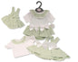 Baby Girls Dress Set with Bows and Lace - Sage - (12-24m) (PK6) BIS-2120-6136a
