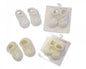 Knitted Baby Booties - White and Cream - 335 - Kidswholesale.co.uk