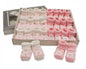 Baby Booties with Embroidery - Princess (0-3 MONTHS) Bss-116-353 - Kidswholesale.co.uk