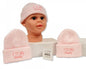 Baby Girls Knitted Hat - I Love Daddy (0-3 Months) Bw-0503-0446