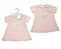 Baby Girls Knitted Dress with Bow and Lace  (NB-9 Months) Bw-10-007