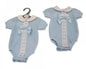 Knitted Baby Boys Romper with Bow (0-9 Months)  Bw-10-093 - Kidswholesale.co.uk