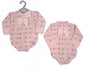 Knitted Baby Girls Romper with Bow and Flower Print (0-9 Months) Bw-10-1063