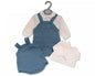 Baby Boys Knitted Short Dungaree Set (NB-9 Months) (PK6) Bw-10-1164