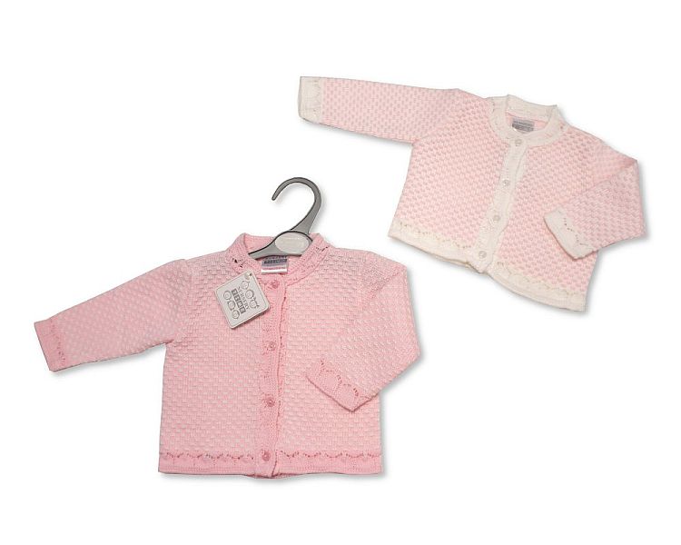 Knitted Baby Girls Cardigan (9-24 Months) (PK6) Bw-10-182